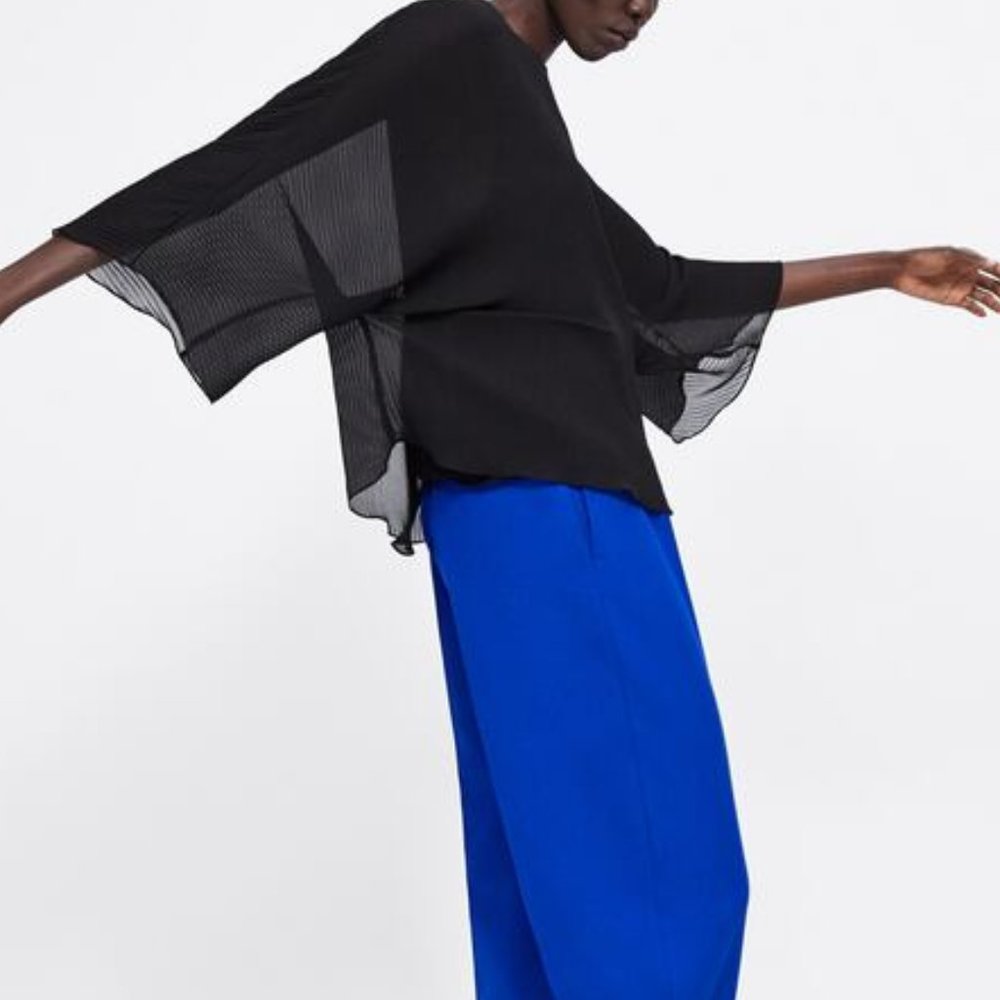 Zara Pleated Top